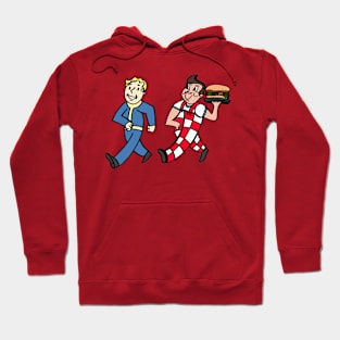 Vault Boy, Bob's Big Boy by Pollux Hoodie